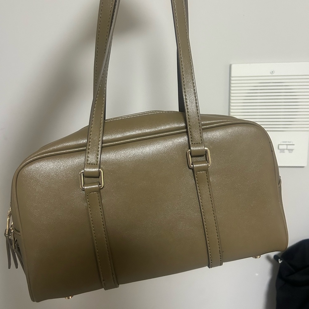MANGO green/khaki shoulder bag